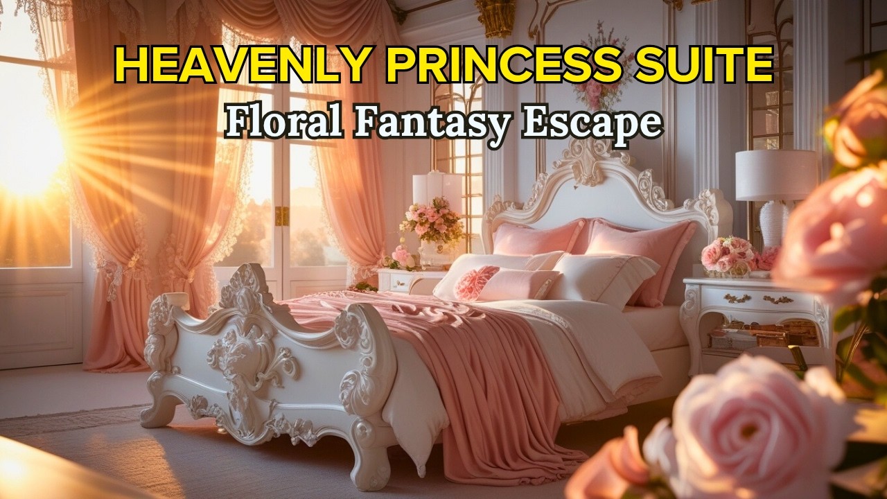 🌷 Step Into a Dreamy Princess White & Blush Bedroom You’ll Never Forget