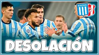RACING vs INDEPENDIENTE PETROLERO (2-0) TRISTEZA.