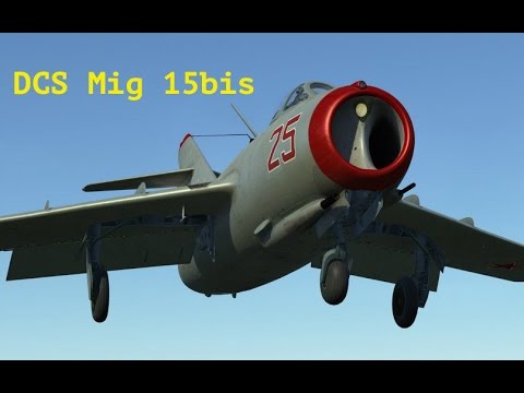 Видео: DCS Mig-15bis Запуск двигателя, руление, взлет и посадка. (60 FPS)