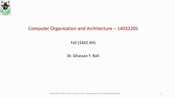 تنظيم وعمارة الحاسب (الفصل الأول) - الأداء (Performance)