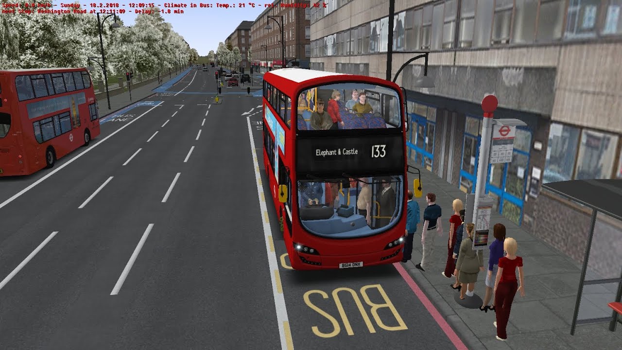 London - 133 - Streatham Station - Elephant & Castle (Both Ways)