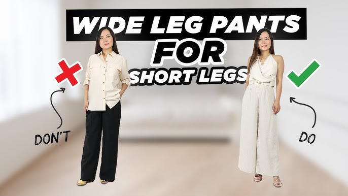 HOW TO WEAR WIDE LEG TROUSERS AS A PETITE 