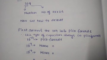 Capacitors value decoding