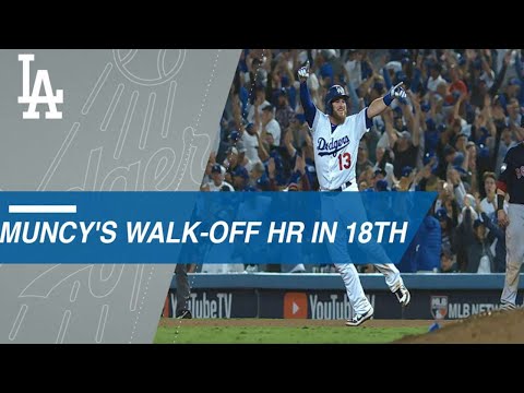 Muncy delivers walk-off in 18th after foul in 15th