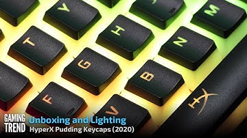 HyperX Double Shot PBT Pudding Keycaps Unboxing [Gaming Trend]