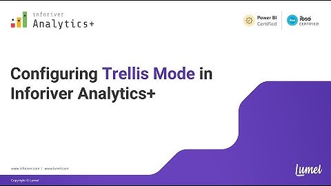 How to Configure Trellis Mode in Inforiver Analytics+ | Step-by-Step Power BI Tutorial