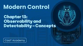 Modern Control Course | Chapter 13: Observability and Detectability – Concepts