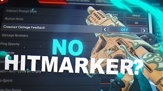 Turning off hitmarkers gives you better aim?