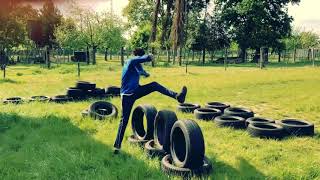 Sport en spel met autobanden screenshot 4