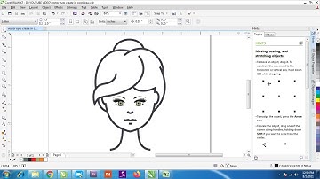 vector eyes create in coreldraw