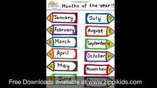 Months of the Year DIY worksheets
