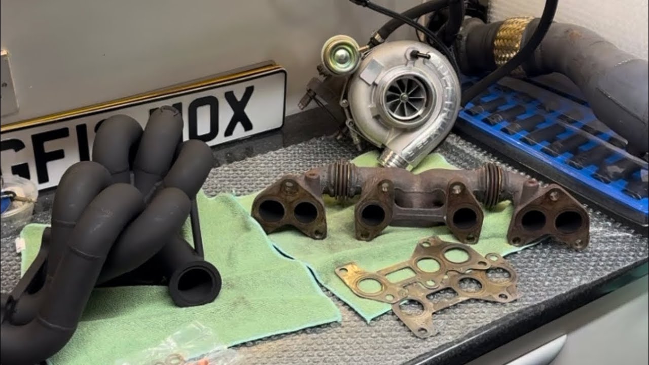 JZX100 Toyota Chaser - 1JZ VVTI Tubular manifold, turbo & downpipe install ep3