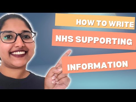 HOW TO WRITE NHS SUPPORTING INFORMATION? 💯NHS ജോലിക്കായുള്ള Supporting ...