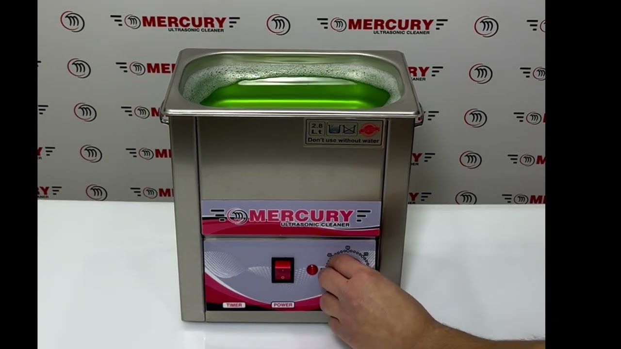 2.8lt Manuel Ultrasonik Yıkama Makinası Çalıştırma