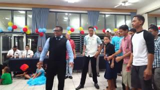 All the men dancing faleniu ward 2015