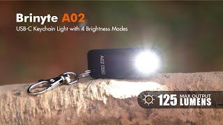 Brinyte A02, a tiny 125 lumen rechargeable keychain light #edc #flashlight #keychainlight #brinyte screenshot 5