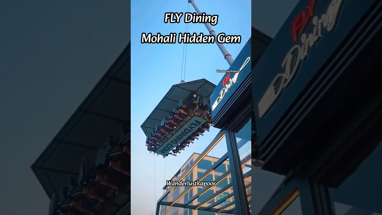 Fly Dining Mohali -Hidden Gem Dining in Air 