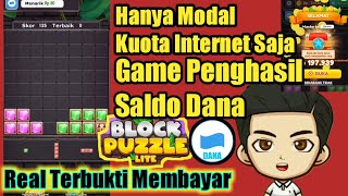 Hanya modal kuato internet saja Real Terbukti membayar ke saldo Dana Block Puzzle Lite screenshot 1