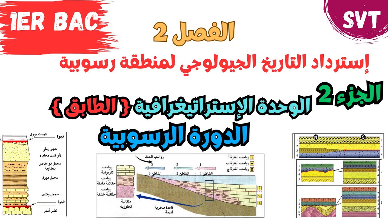 أولى باك| إسترداد التاريخ الجيولوجي لمنطقة رسوبية | الحصة 2: الوحدة الإستراتيغرافية والدورة الرسوبية