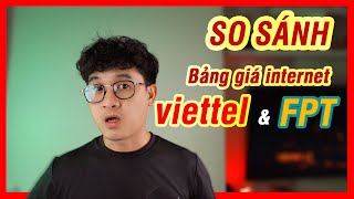 So sánh BẢNG GIÁ internet Viettel và Fpt . Bên nào rẻ và tốc độ cao hơn ? #viettel #fpt screenshot 5