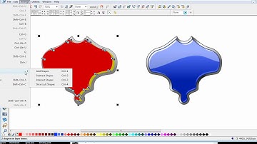 Creating a glossy shield / badge in Xara Xtreme: Part 2