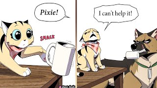 Brutus and his good instincts (New Pixie and Brutus Comics dub) || #cow