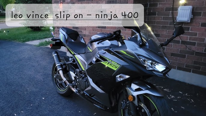 Leo Vince Kawasaki Ninja 400 2018-2023 LV-10 Slip-On Exhaust