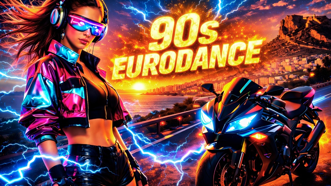 🔥90s Eurodance Explosion🔥Dr. Alban • Haddaway • La Bouche | Alicante Ride🏍️