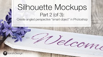 Silhouette Mockups 2 - Photoshop Smart Object Angled