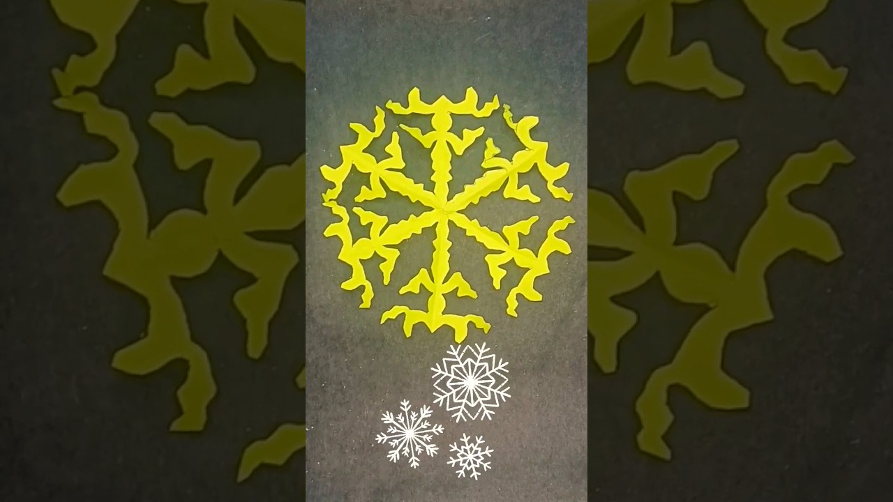 A nice snowflakes made and check what the actual figure is? 