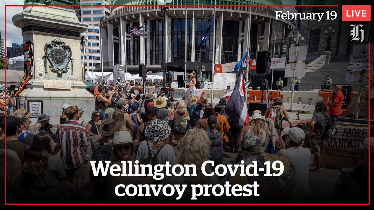 Wellington Covid-19 convoy protest