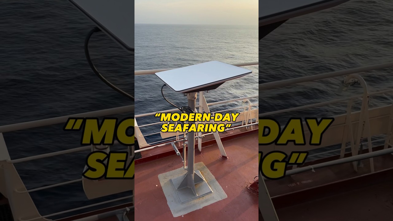 Starlink: a seafarer’s friend. 