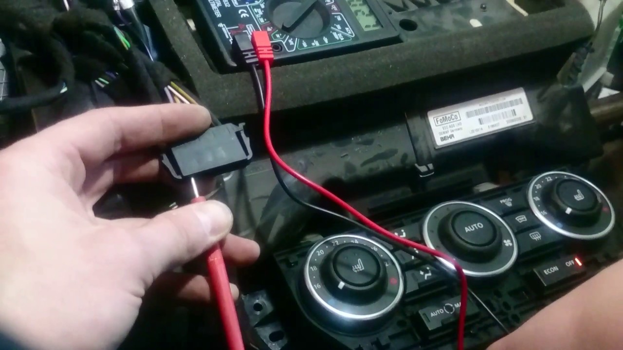 Проверка блока управления климат-контролем Freelander 2