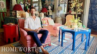A Colorful 600 Sq Ft Charleston Apartment Filled With Antiques | House Tour