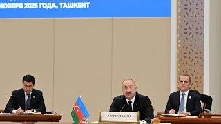 Prezident İlham Əliyevin Mərkəzi Asiya Dövlət Başçılarının 7-ci Məşvərət Görüşündə çıxışı