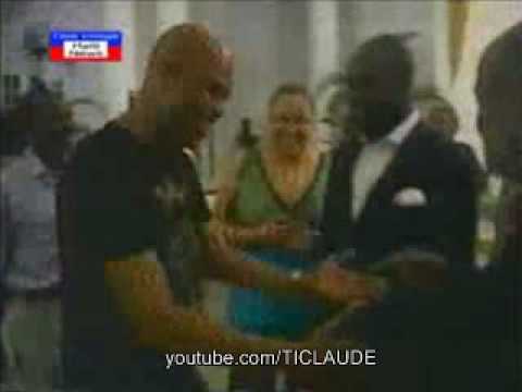 President Rene Preval & Michel Martelly & Wyclef J...