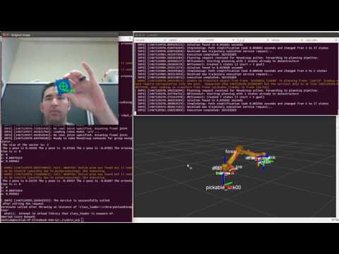 robot pick & place architecture with the Robot UR5