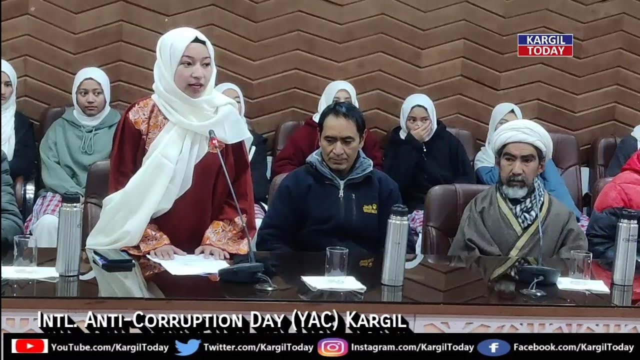 Kargil Marks Intl. Anti-Corruption Day | Youth Action Committee Leads the Way