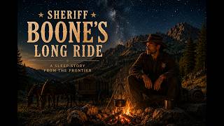 Sheriff Boone’s Long Ride 🌙 Quiet Western Sleep Story Beneath the Frontier Stars