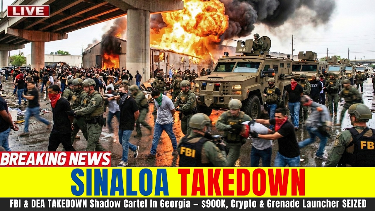 FBI & ICE TAKEDOWN Cartel Base In Georgia Suburbs — $900K Fentanyl & 26 Guns SEIZED
