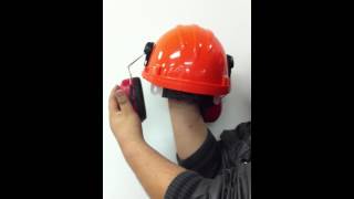 Parkson Safety Safety Helmet With Ear Protector Set