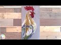 How To Paint a Rooster | Acrylic Painting Tutorial