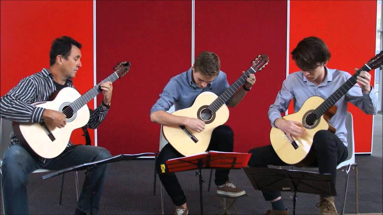 Tasmanian Guitar Trio plays 'Canario' by Johannes Hieronymus Kapsberger