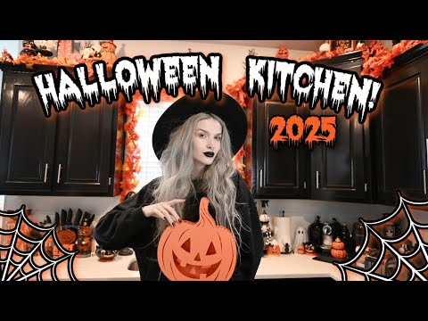 HALLOWEEN KITCHEN 2025!! 🎃 Decorate With Me!!