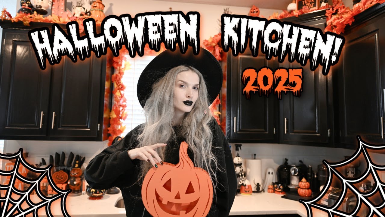 HALLOWEEN KITCHEN 2025!! 🎃 Decorate With Me!!