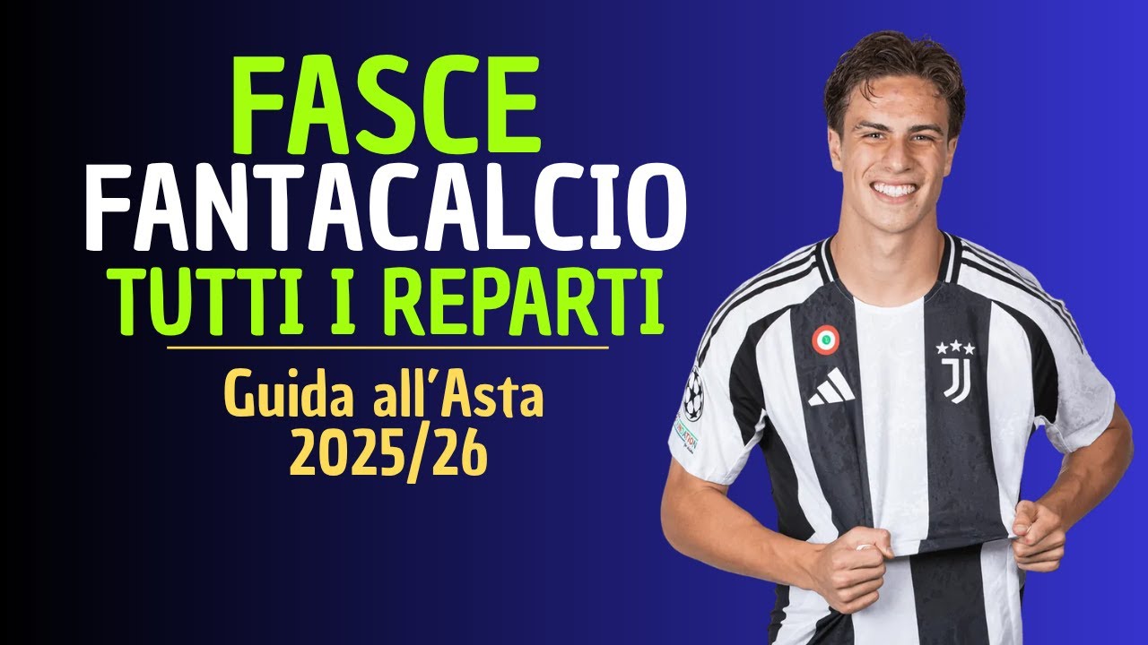 FASCE FANTACALCIO 2025-26 COMPLETE! | Consigli Asta Fantacalcio 2025/26