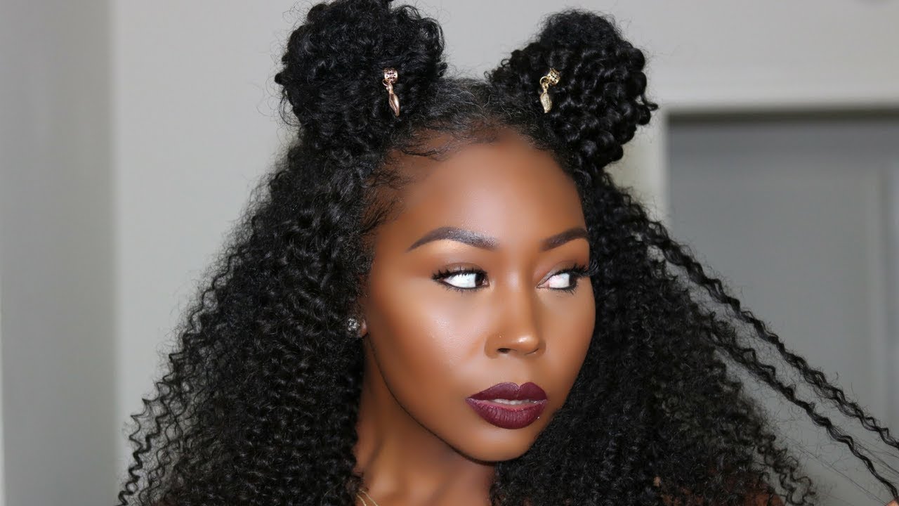 Space Buns Tutorial || Kinkistry ♡ Koilistics curls || RhythmNBeauty