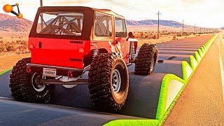 Satisfying Cars Suspension Test #6 - BeamNG drive