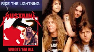 Metallica Songs NOT Written by Dave Mustaine (First 2 albums)