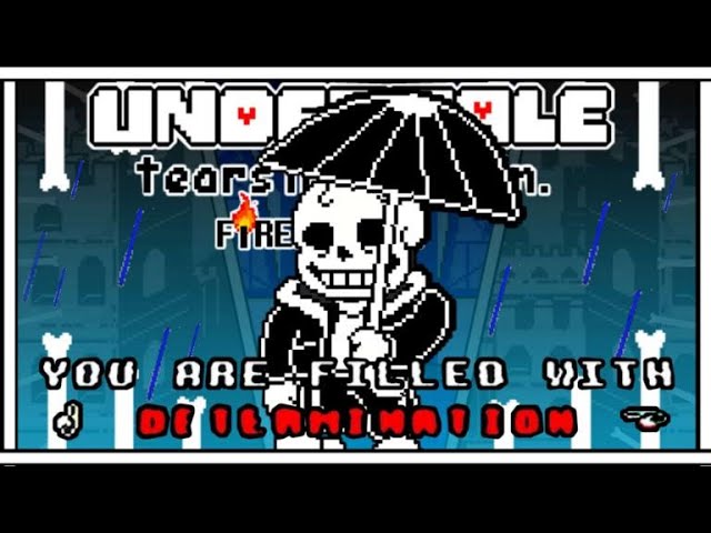 Undertale Tears in the rain sans fight by Ars557 - Game Jolt